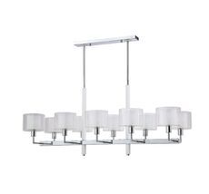 Подвесная люстра Crystallux MAESTRO MAESTRO SP-PL10 L1100 CHROME_CR