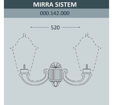 Консоль для паркового фонаря OFIR 000.142.000.A0