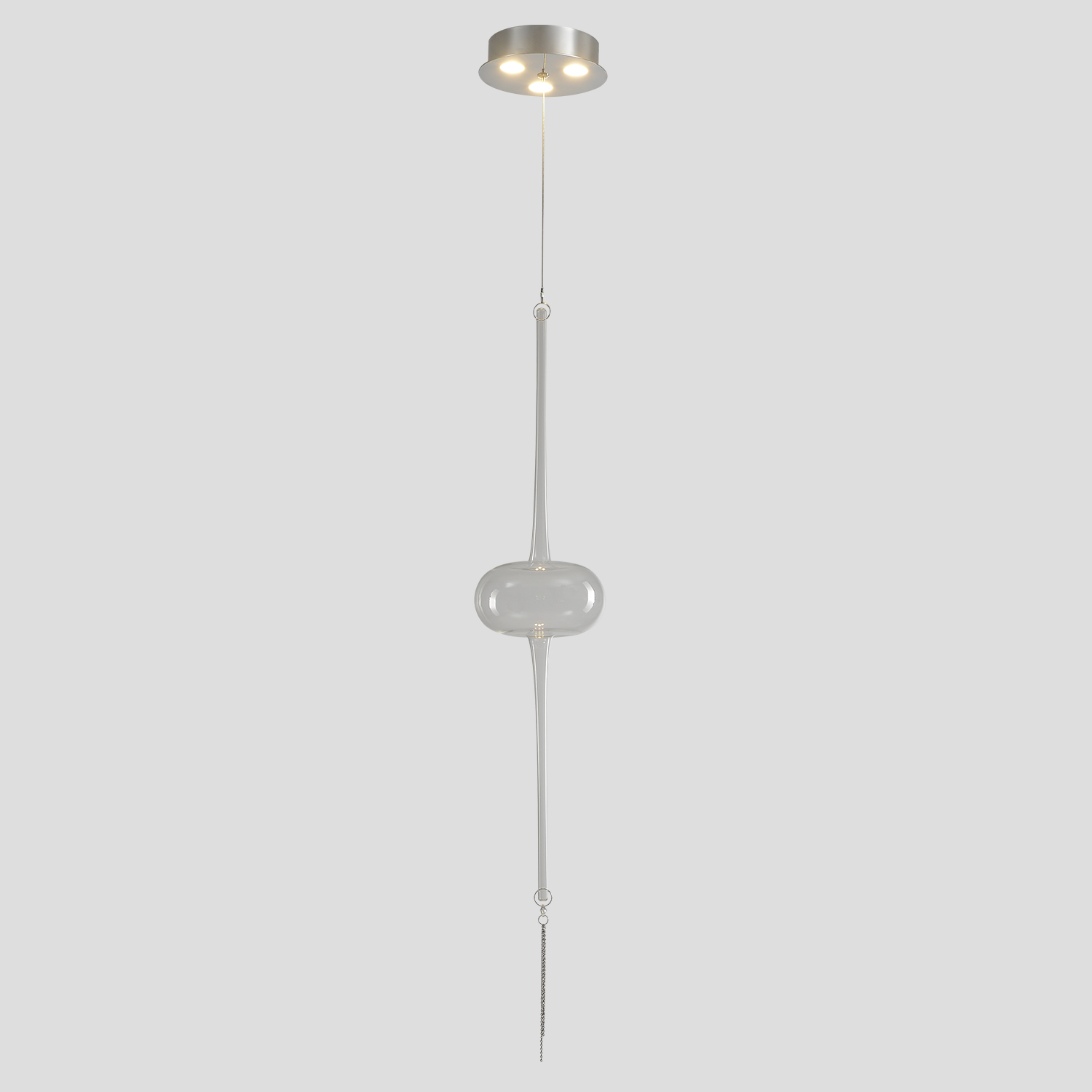 Подвесной светильник Crystal Lux GLASS SP3W LED CHROME_CR
