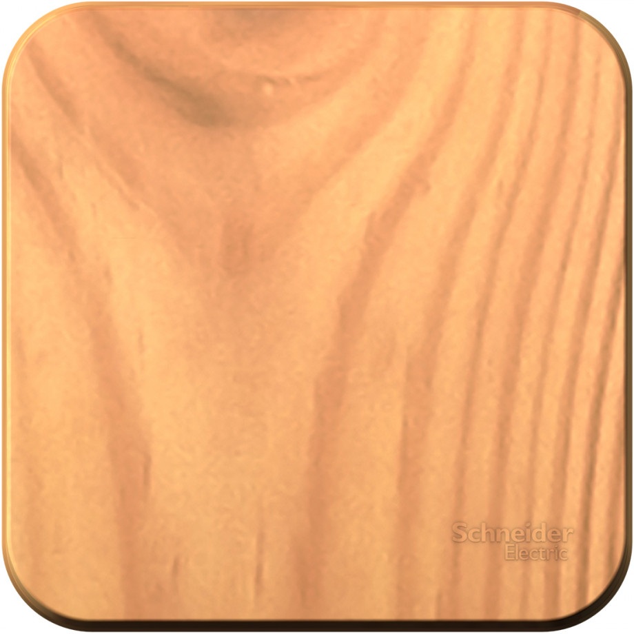 Выключатель накладной с самовозвратом одноклавишный (ясень) Systeme Electric BLNCA101015