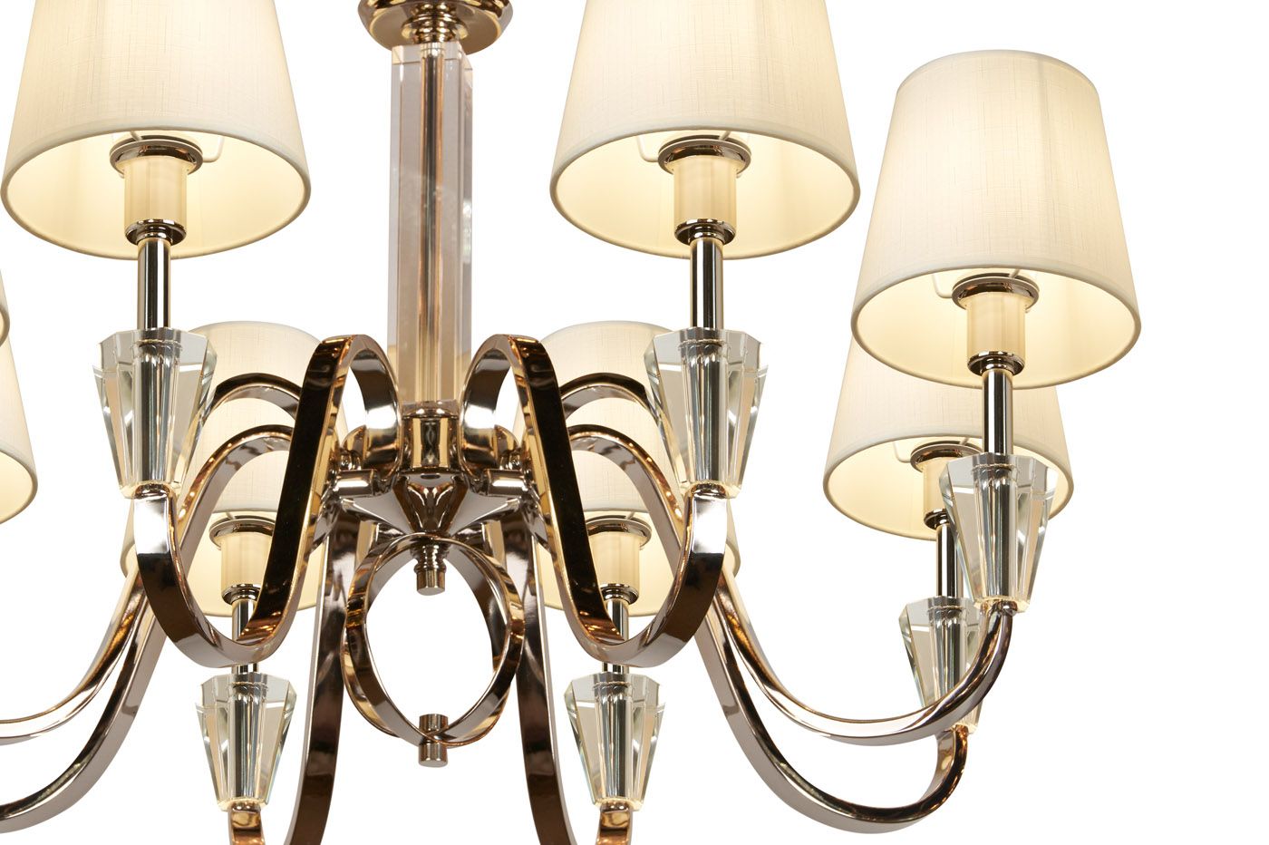 Подвесная люстра ILamp Alesti P2424-8 Nickel_IP