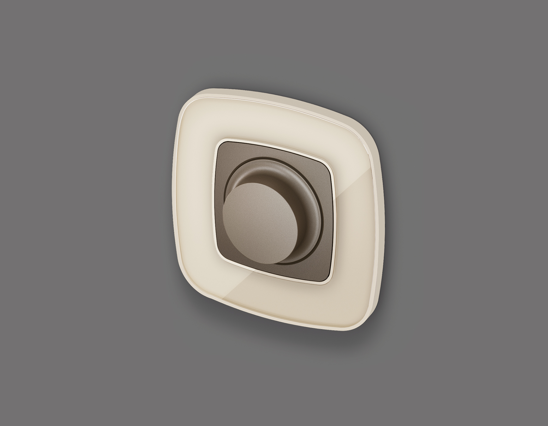 Лицевая панель для светорегулятора универсального QUANT Ambrella Volt OMEGA OP6355_AMB