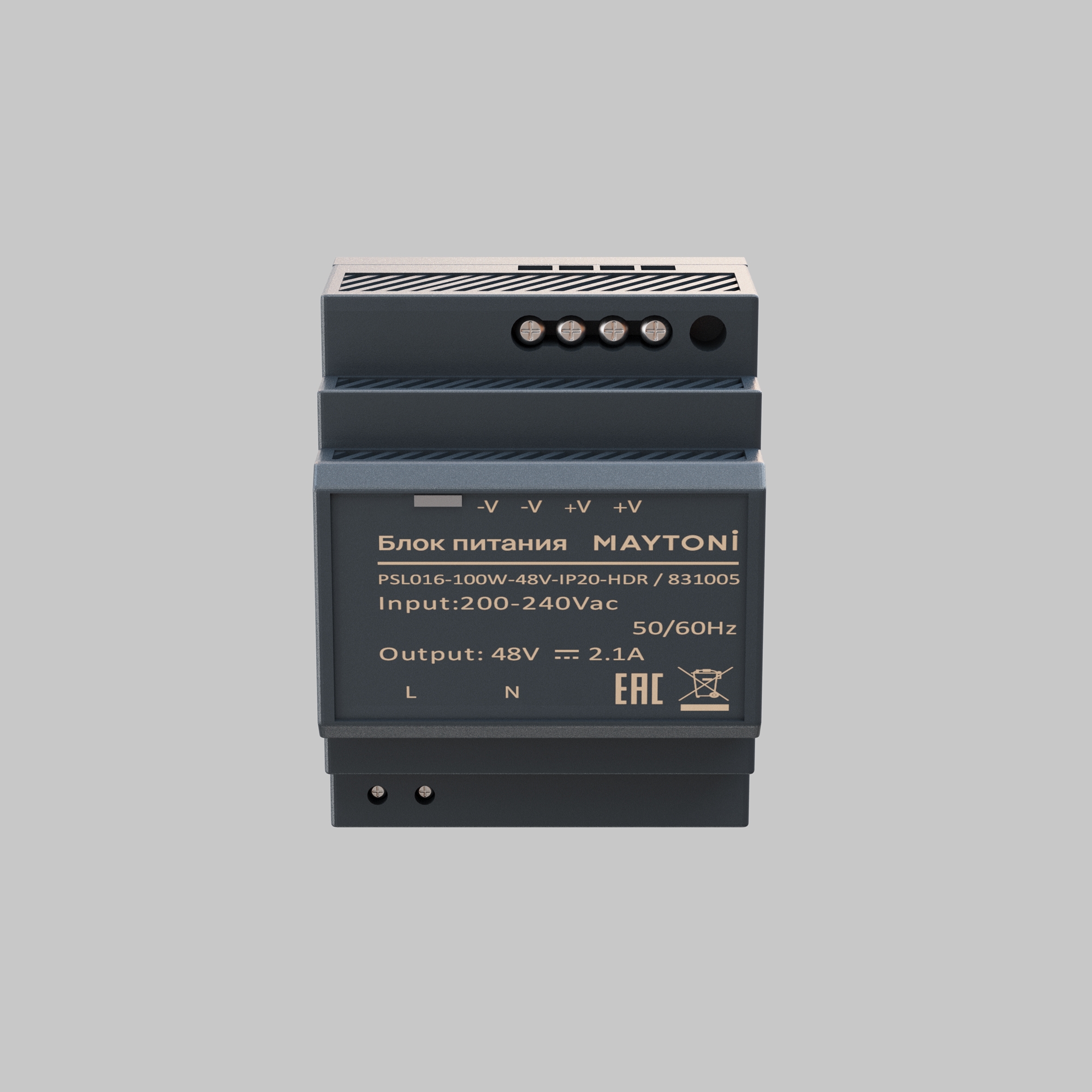 Блок питания 48В 100Вт IP20 Maytoni 831005_MY
