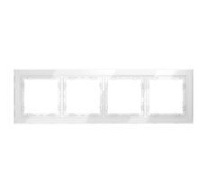 Рамка стеклянная VOLTUM S70 на 4 поста VLS110401