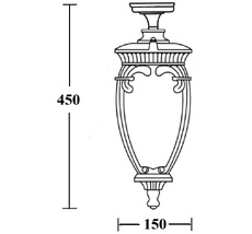 Потолочный светильник уличный IP44 Oasis Light 86205A Gb_OL