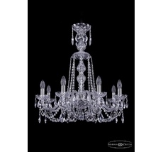 Хрустальная люстра Bohemia Ivele 1402/8/240/XL-73 Ni_BI