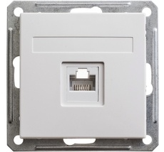 Розетка встраиваемая Ethernet RJ-45 (белый) Systeme Electric RSI-152K5E-1-86