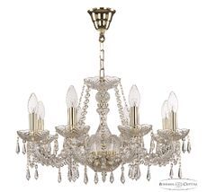 Хрустальная люстра Bohemia Ivele Crystal 104/8/195 G_BI
