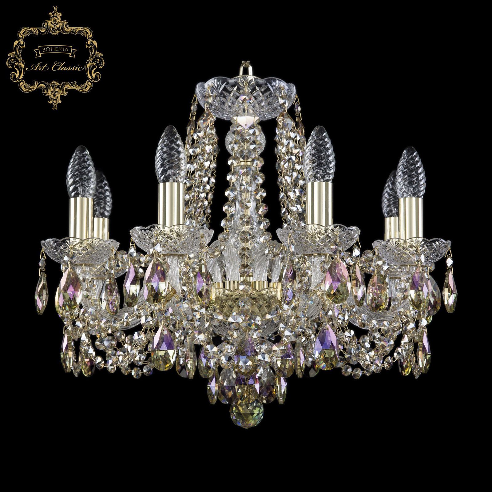 

Хрустальная люстра Bohemia Art Classic 11.11.8.165.Gd.Sp.R801, 11.11.8.165.Gd.Sp.R801