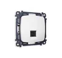 Розетка телефонная Ambrella Volt OMEGA RJ-11(4P4C) с защитной шторкой QUANT MO132030_AMB