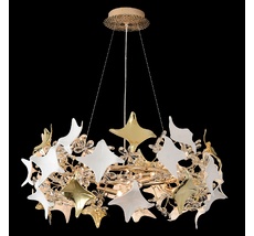 Подвесная люстра Crystal Lux LETISIA LETISIA SP8 GOLD_CR