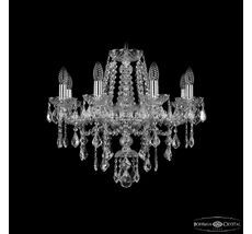 Хрустальная люстра Bohemia Ivele Crystal 1415/8/200 Ni Leafs_BI