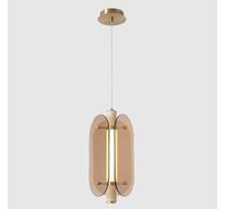 Подвесной светильник Crystal Lux AMARILLO AMARILLO SP18W LED BRASS_CR