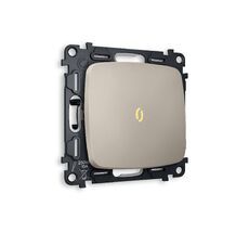 Выключатель одноклавишный проходной с подсветкой Ambrella Volt OMEGA QUANT MO362030_AMB