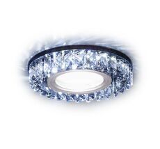 Встраиваемый светильник Ambrella light Crystal S255 BK_AMB
