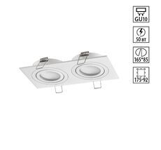 Встраиваемый светильник поворотный NOVOTECH MORUS 371021