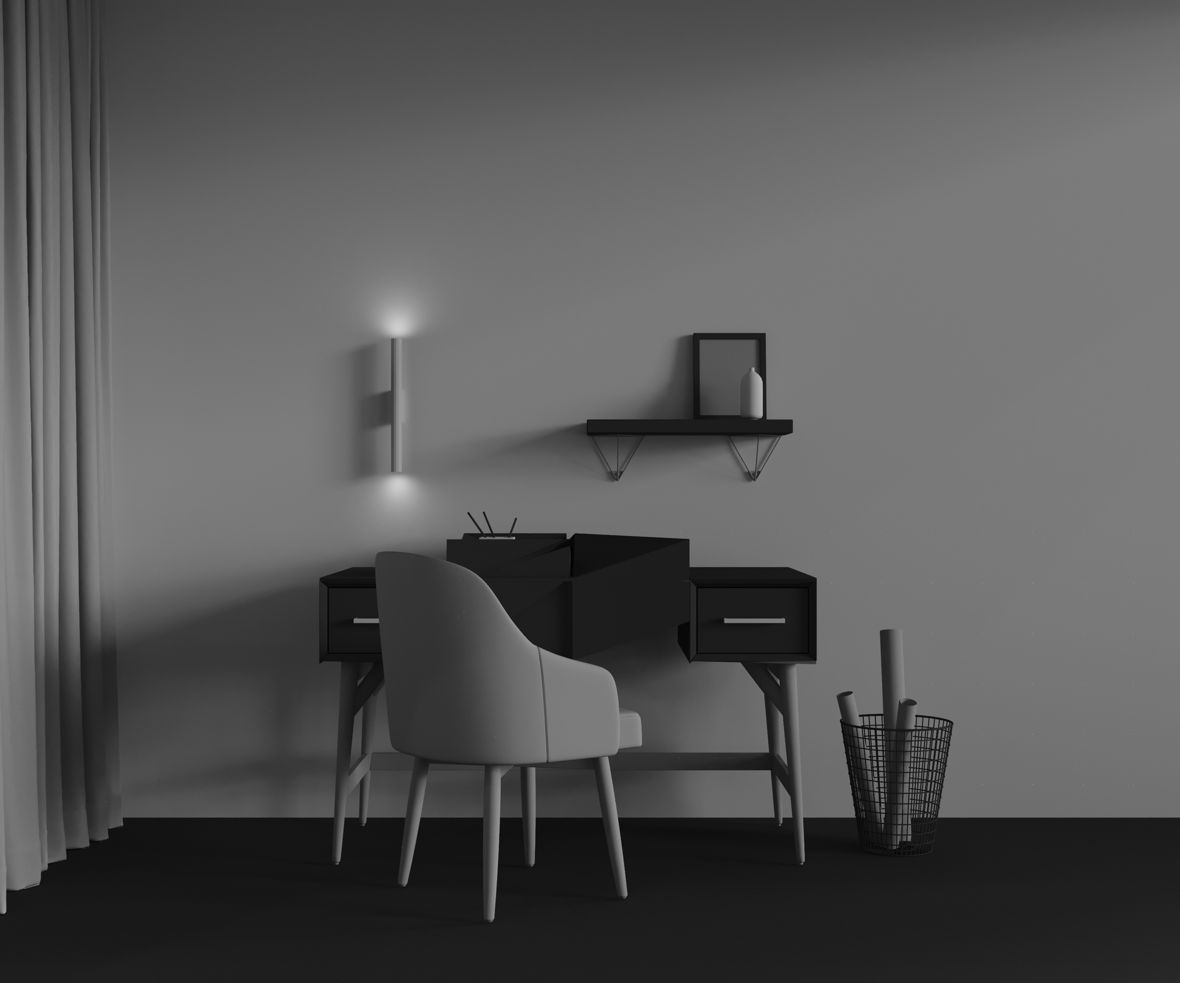 Настенный светильник Maytoni Calipso C082WL-12W2.7K-W_MY