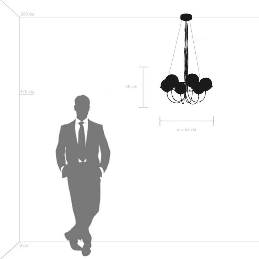 Подвесная люстра LightStar Globo 803263_LS