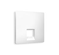 Лицевая панель для компьютерной/телефонной розетки RJ-45/RJ-11 QUANT Ambrella Volt ALFA AP1320_AMB