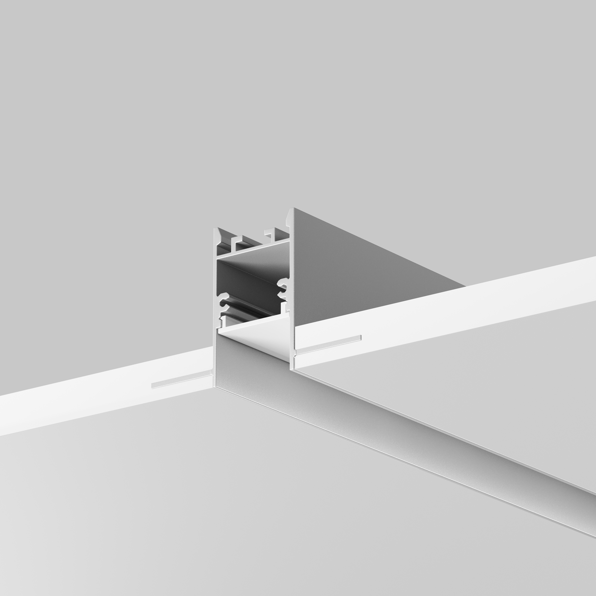 Алюминиевый профиль встраиваемый скрытого монтажа 65x42 2м Mayton 636012_MY