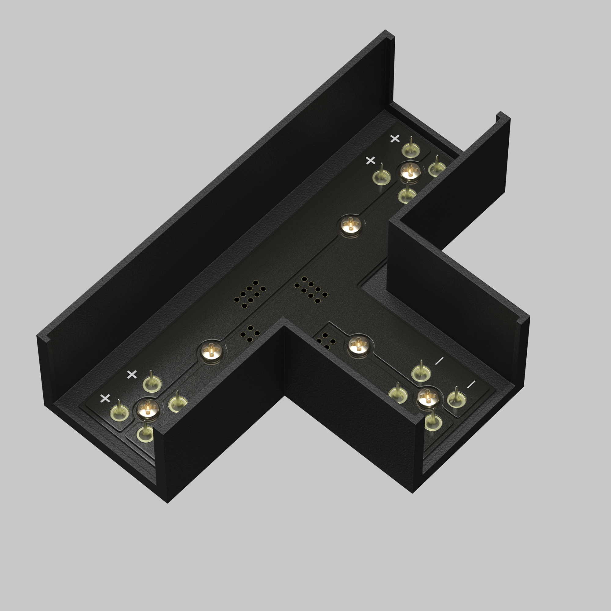 Коннектор питания Т-образный Maytoni Technical Elasity TRA160CT-11B_MY