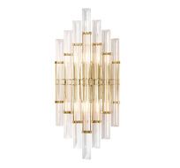 Настенный светильник Crystallux SARAGOSA SARAGOSA AP2 BRASS/TRANSPARENTE_CR