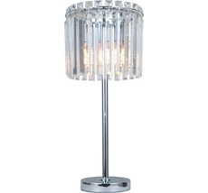 Настольная хрустальная лампа с выключателем Moderli V10757-3T_MD