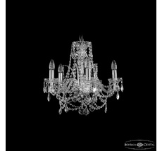 Хрустальная люстра Bohemia Ivele Crystal 1411/5/160 Ni Leafs_BI