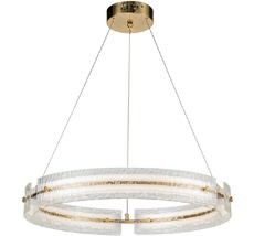 Подвесная люстра с пультом светодиодная (14018/1P Brass) Indigo V000089L