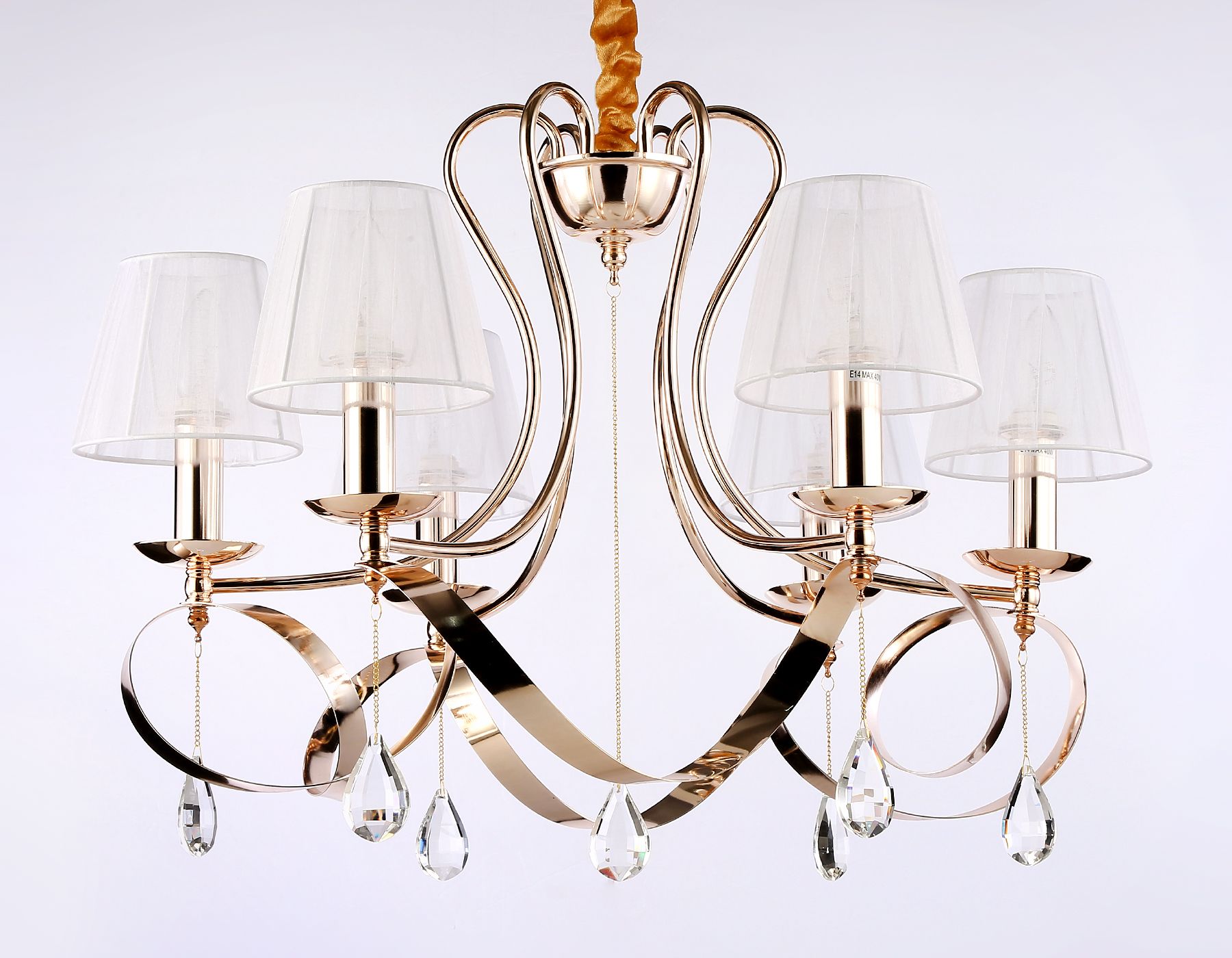 Подвесная люстра Ambrella light с абажурами Traditional TR4546_AMB