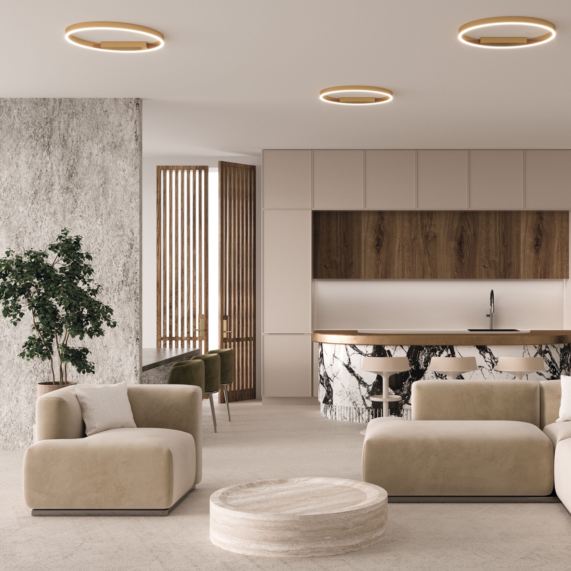 Потолочный светильник Maytoni Rim MOD058CL-L35BSK_MY