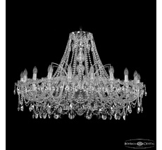 Хрустальная люстра Bohemia Ivele Crystal 1411/20/400 Ni_BI