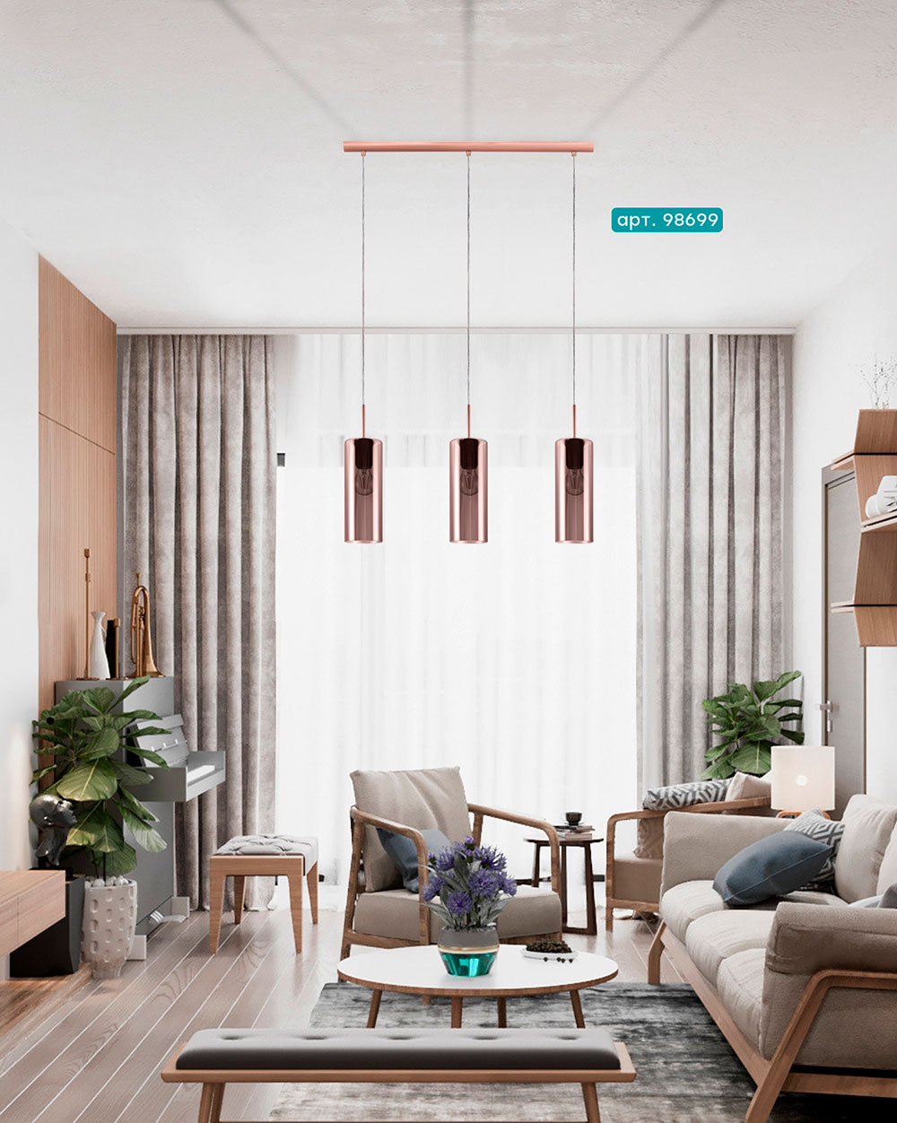 Подвесной светильник Eglo SELVINO 98699