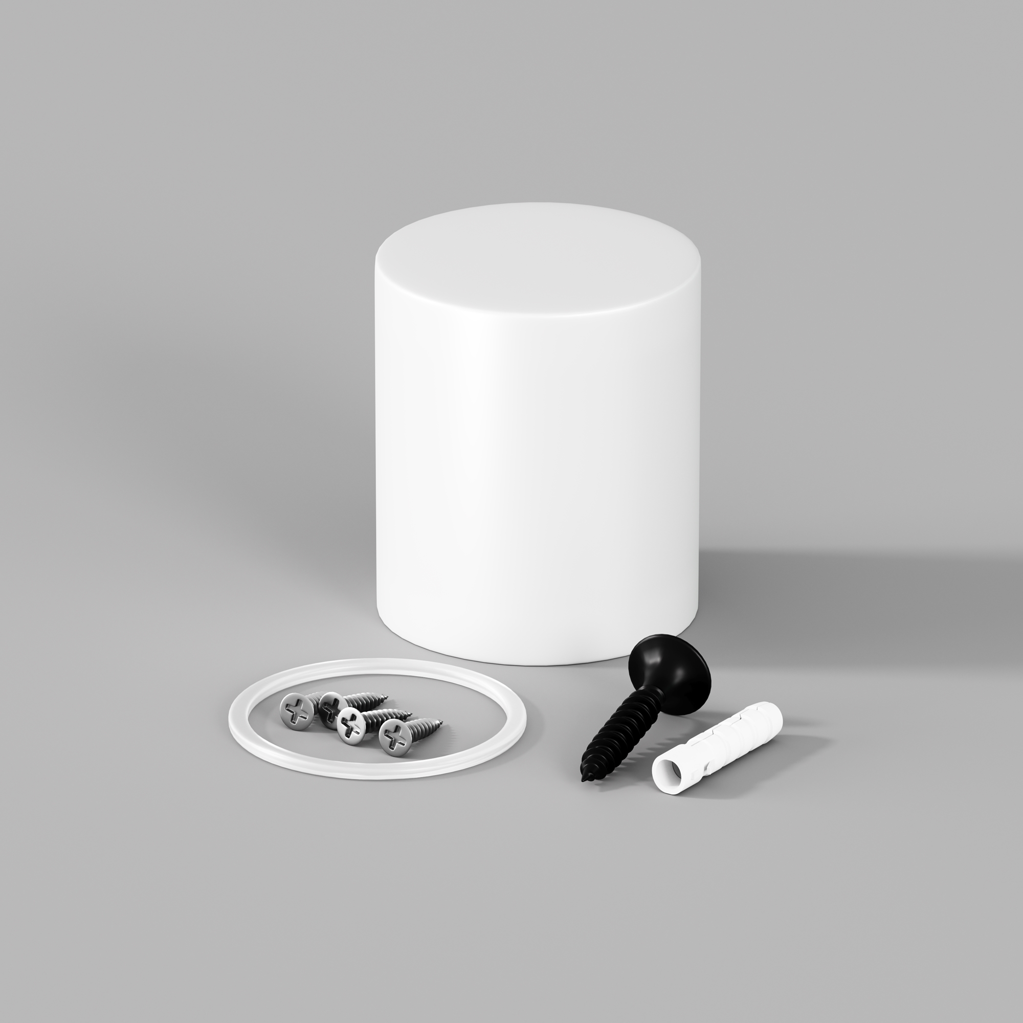 Торцевая металлическая заглушка Nemo белый Maytoni 20318_MY