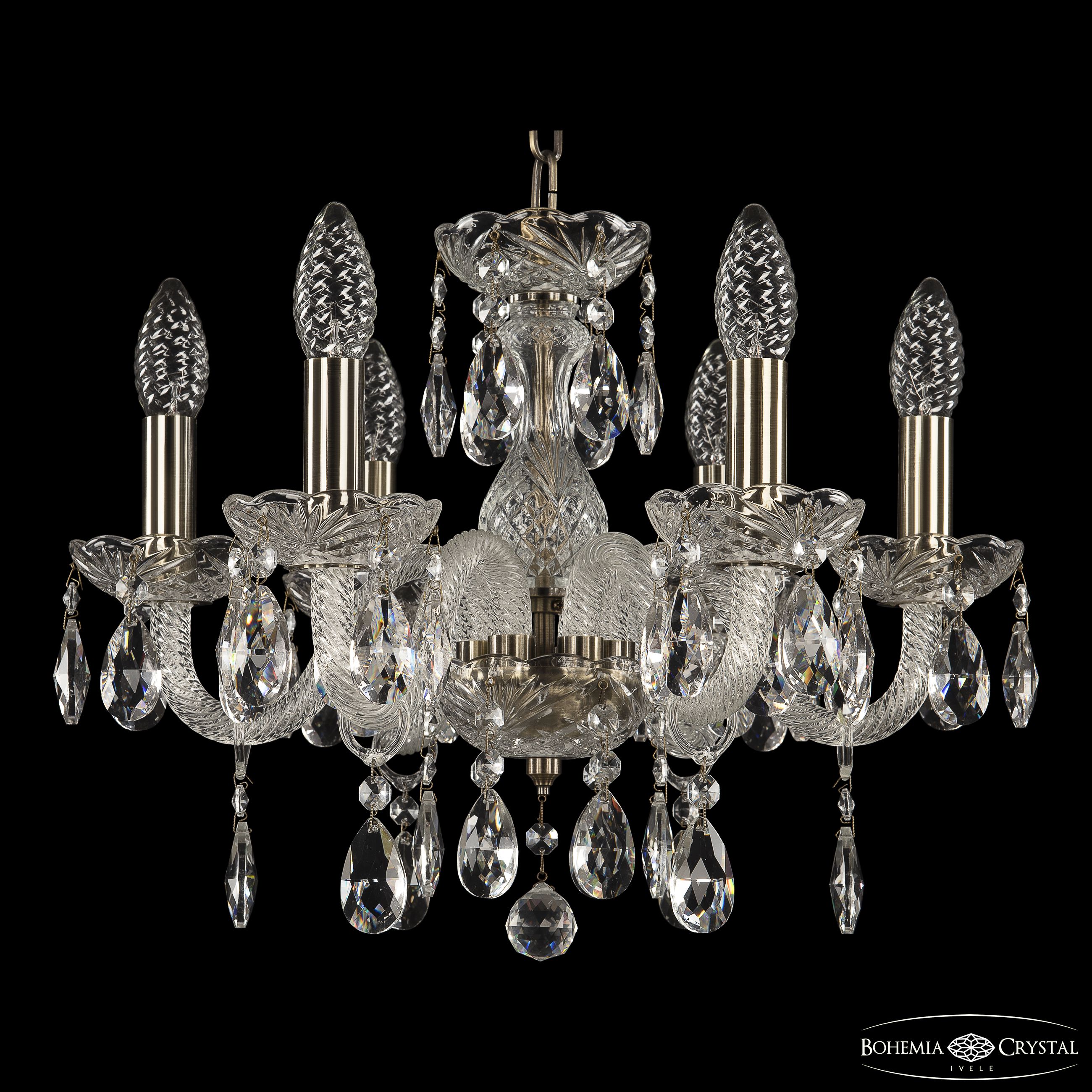 Хрустальная люстра Bohemia Ivele Crystal 117/6/141 Pa_BI