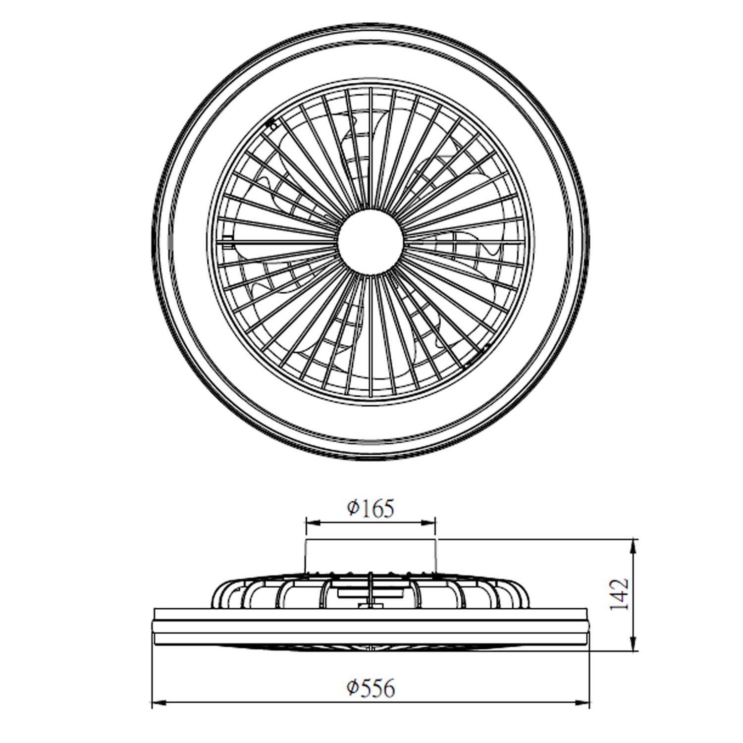 Люстра-вентилятор MANTRA FAN GAMER 7862_MN