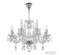 Хрустальная люстра Bohemia Ivele Crystal 117/8+4/195 Ni_BI