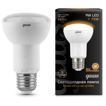 Лампа светодиодная E27 9W (теплый свет) 106002109_GS-UC
