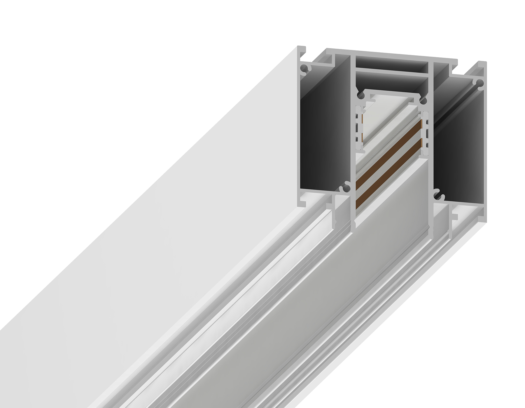 Шинопровод низковольтный встраиваемый в натяжной потолок Magnetic Ambrella Light GL GL3251_AMB