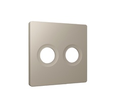 Лицевая панель ALFA для TV двойной розетки QUANT Ambrella Volt AP3733_AMB