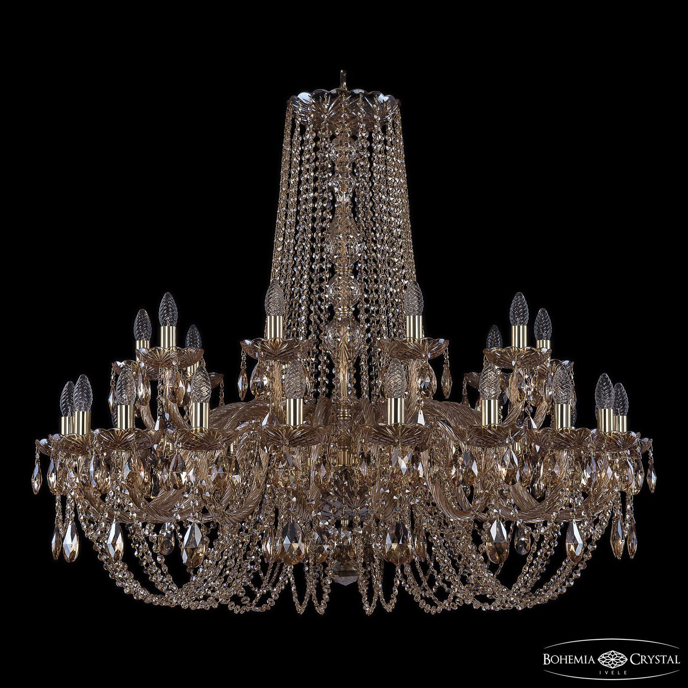 Хрустальная люстра Bohemia Ivele 1402/20+10/400 G M721_BI