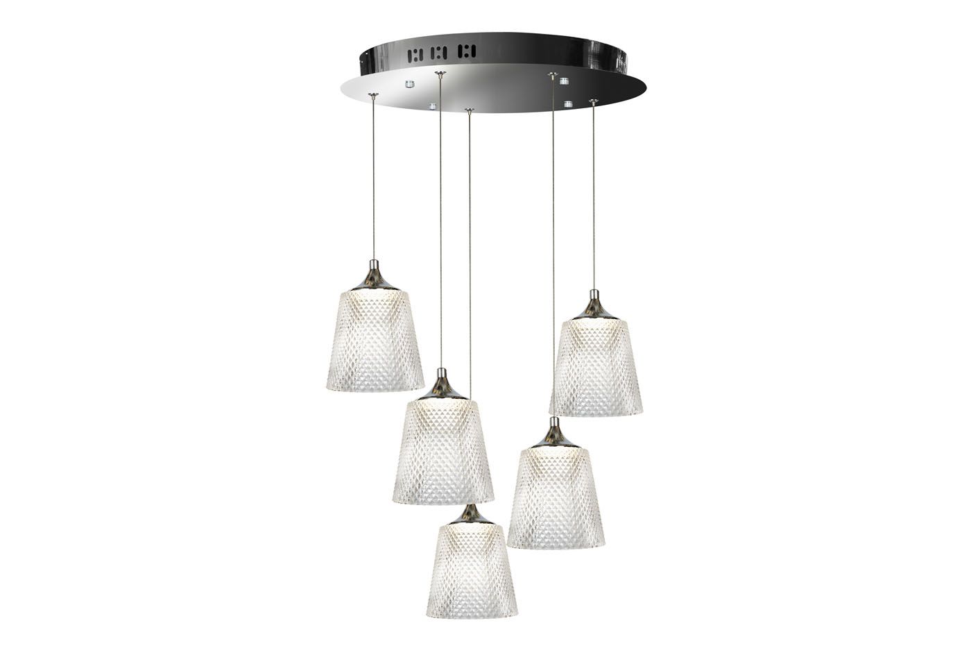 Подвесная люстра ILedex Flora WD8007-5 CR_IX