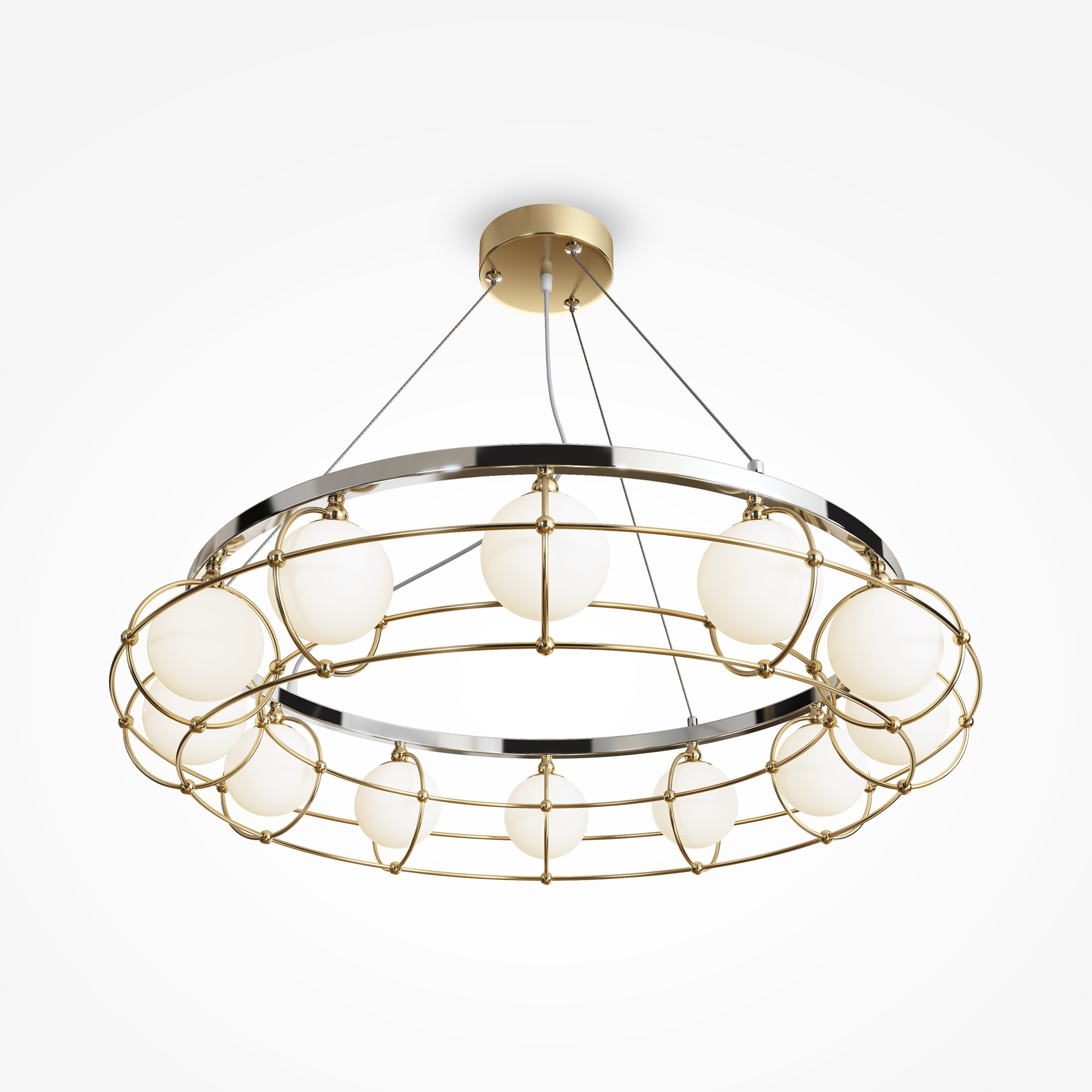 Подвесная люстра Maytoni Carcass MOD312PL-12GCH_MY