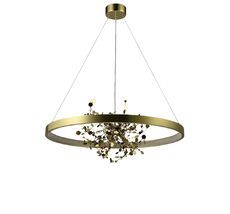 Подвесная люстра Crystallux GARDEN GARDEN SPLED+4 D800 GOLD_CR