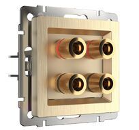 Акустическая розетка Werkel WL10-AUDIOx4 a051421_WR