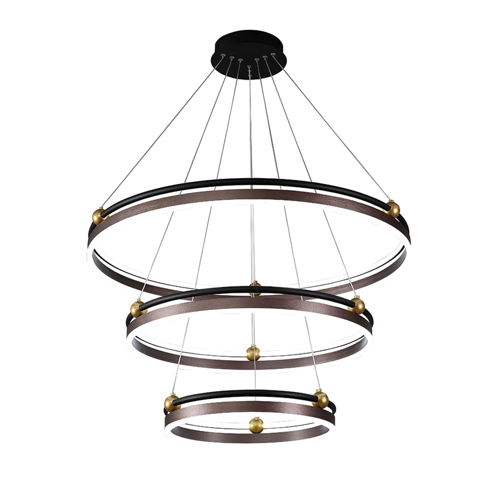 Подвесная люстра Crystallux FERNANDO FERNANDO SP158W LED COFFEE/BLACK_CR