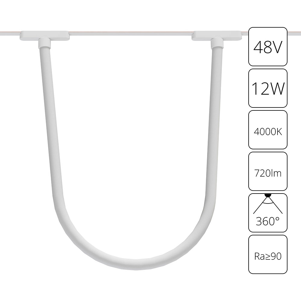 Трековый светильник Arte Lamp RAPID A6167PL-1WH