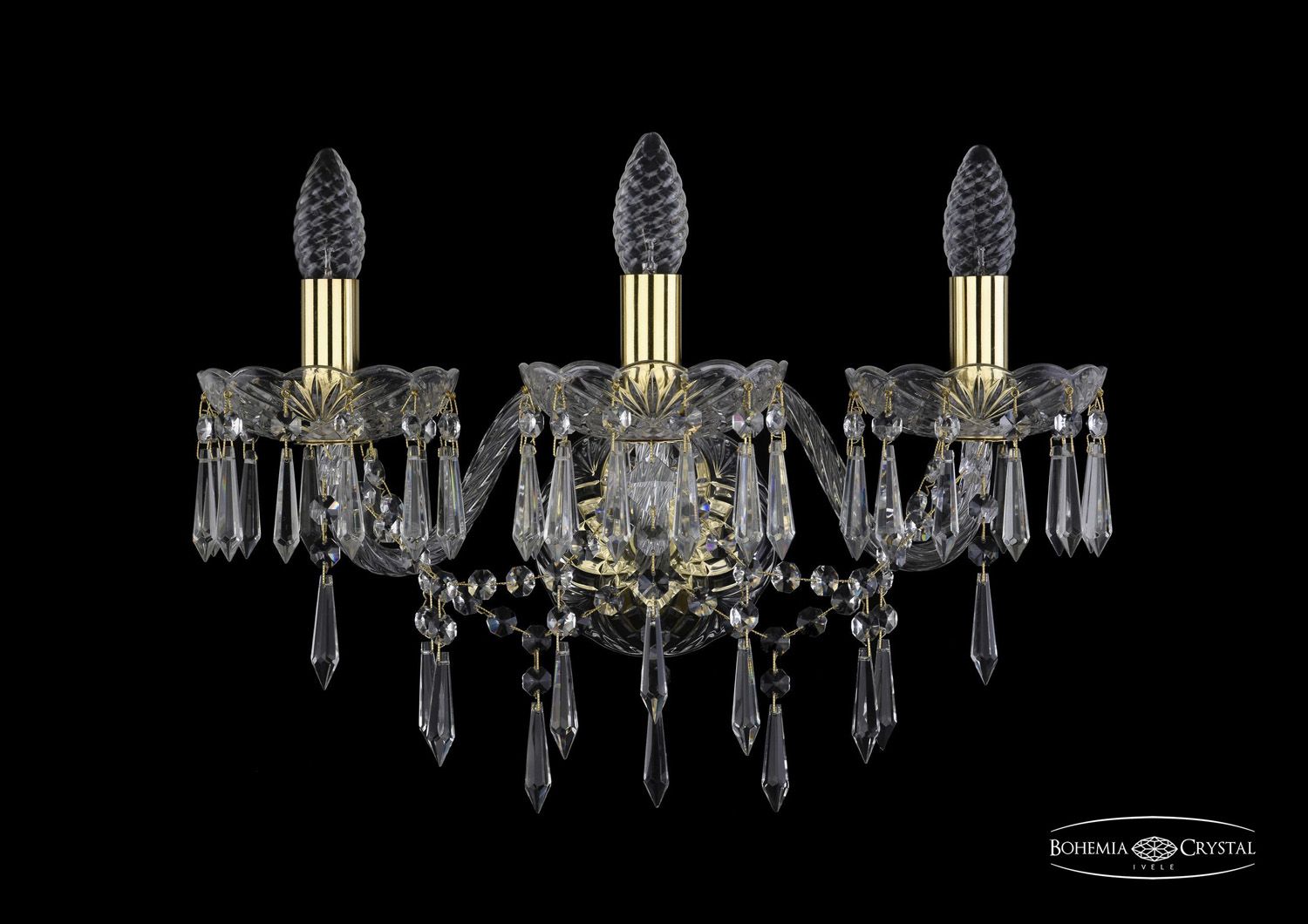 

Бра Bohemia Ivele 1403B/3/160/XL G, 1403B/3/160/XL G