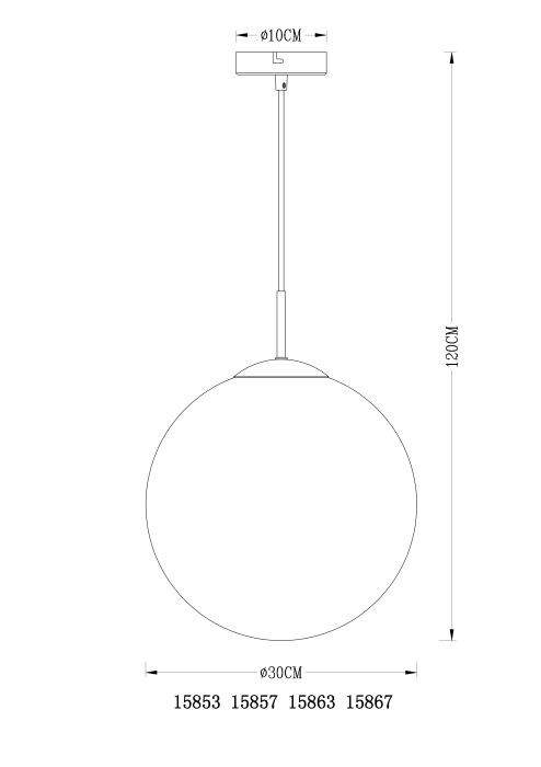 Подвесной светильник Globo Varus 15867_GL