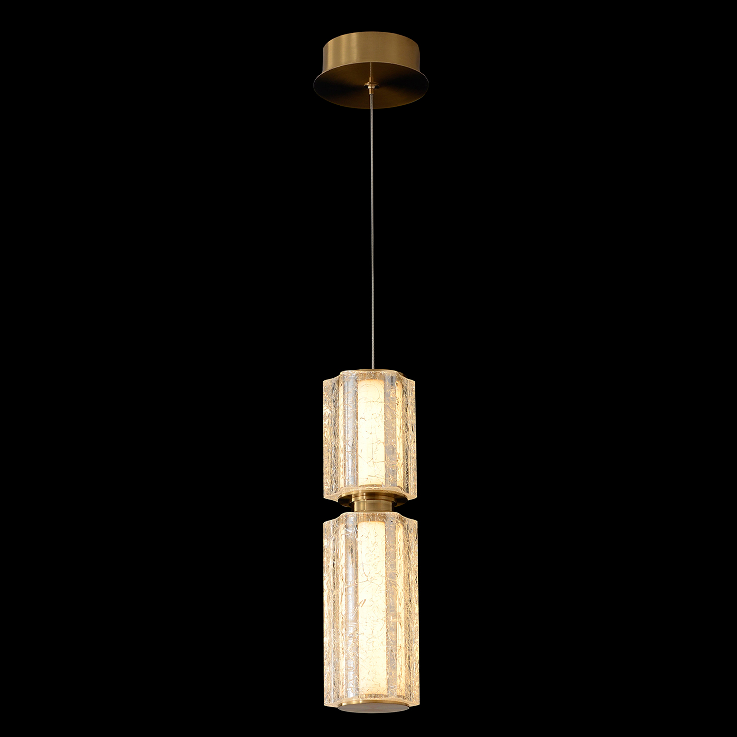 Подвесной светильник Crystal Lux ANTIQUE SP23W LED BRASS_CR